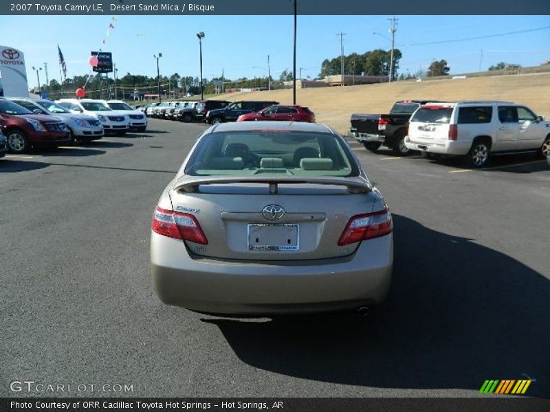 Desert Sand Mica / Bisque 2007 Toyota Camry LE