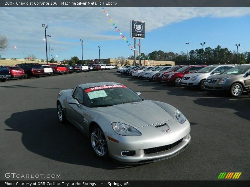 Machine Silver Metallic / Ebony 2007 Chevrolet Corvette Z06