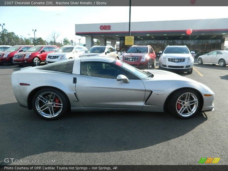 Machine Silver Metallic / Ebony 2007 Chevrolet Corvette Z06