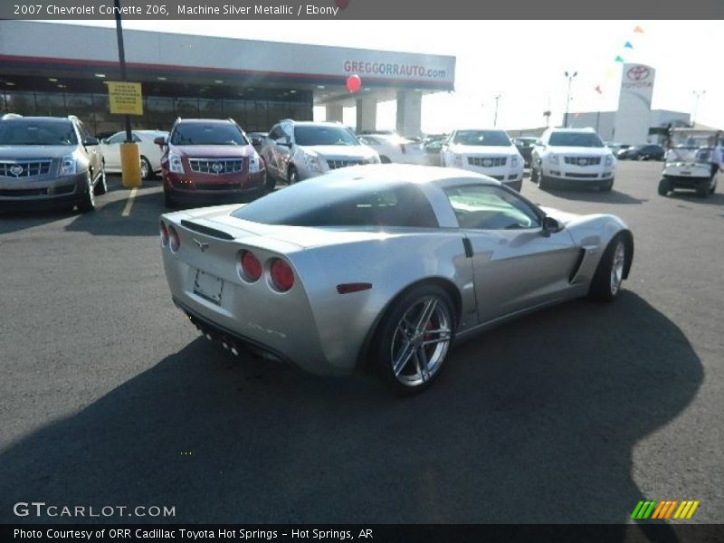 Machine Silver Metallic / Ebony 2007 Chevrolet Corvette Z06