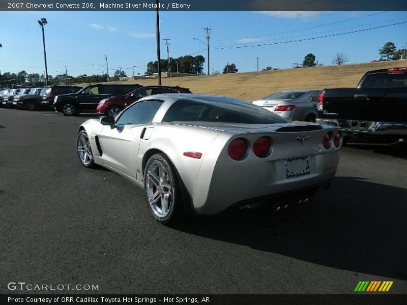 Machine Silver Metallic / Ebony 2007 Chevrolet Corvette Z06