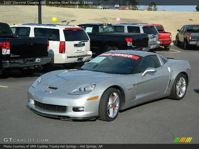 Machine Silver Metallic / Ebony 2007 Chevrolet Corvette Z06