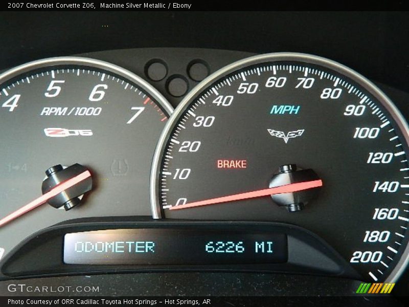 Machine Silver Metallic / Ebony 2007 Chevrolet Corvette Z06
