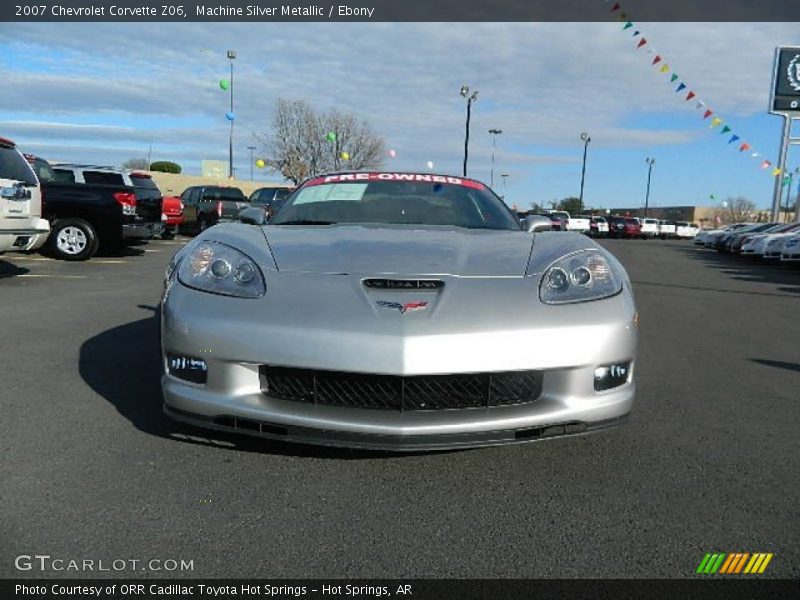 Machine Silver Metallic / Ebony 2007 Chevrolet Corvette Z06