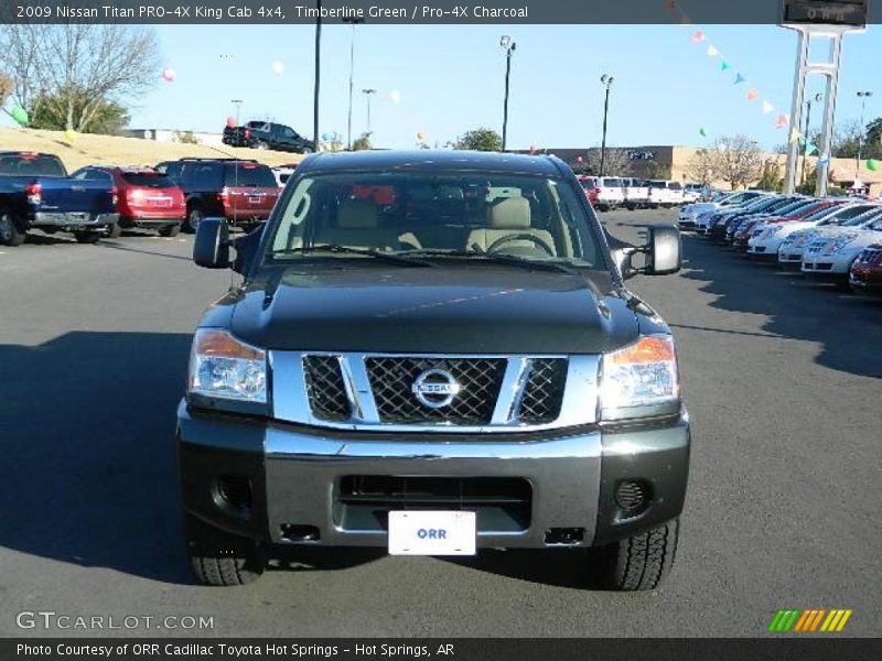 Timberline Green / Pro-4X Charcoal 2009 Nissan Titan PRO-4X King Cab 4x4