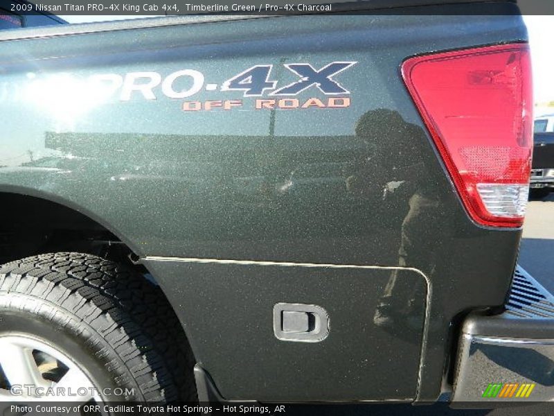 Timberline Green / Pro-4X Charcoal 2009 Nissan Titan PRO-4X King Cab 4x4