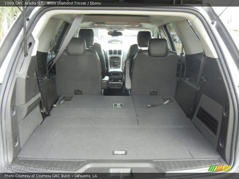 White Diamond Tricoat / Ebony 2009 GMC Acadia SLT