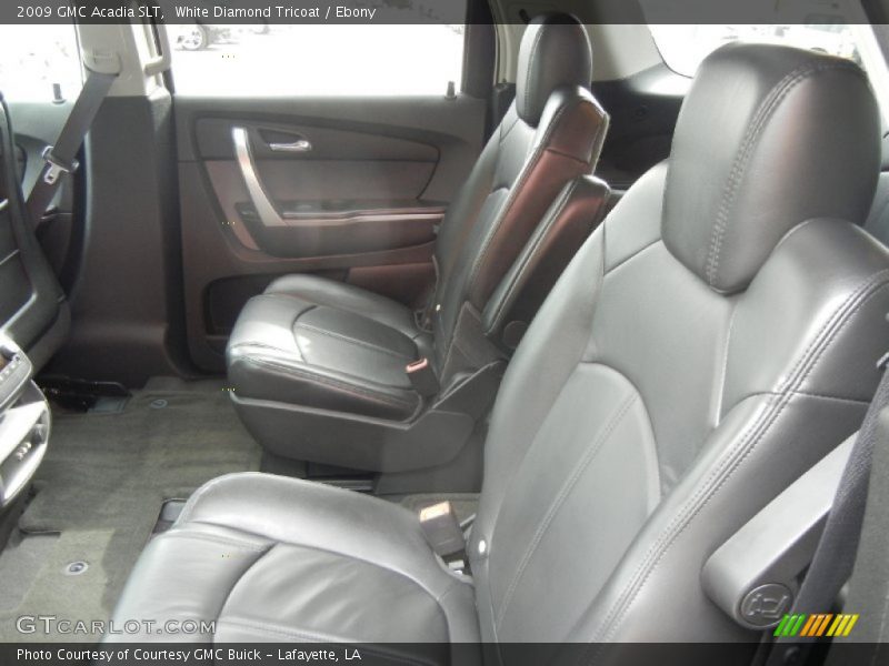 White Diamond Tricoat / Ebony 2009 GMC Acadia SLT