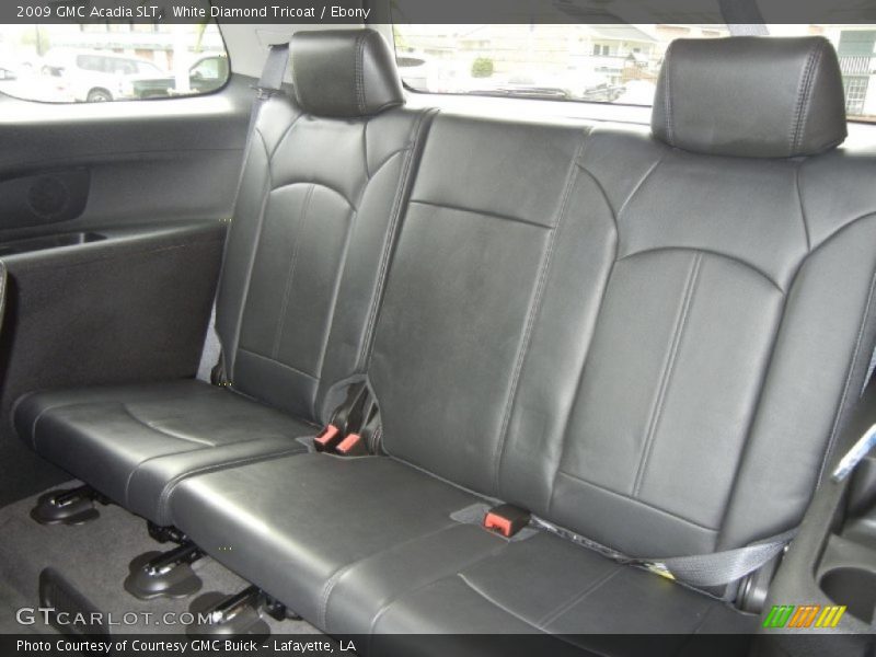 White Diamond Tricoat / Ebony 2009 GMC Acadia SLT