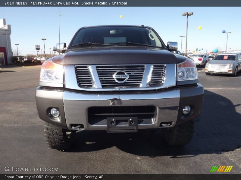 Smoke Metallic / Charcoal 2010 Nissan Titan PRO-4X Crew Cab 4x4