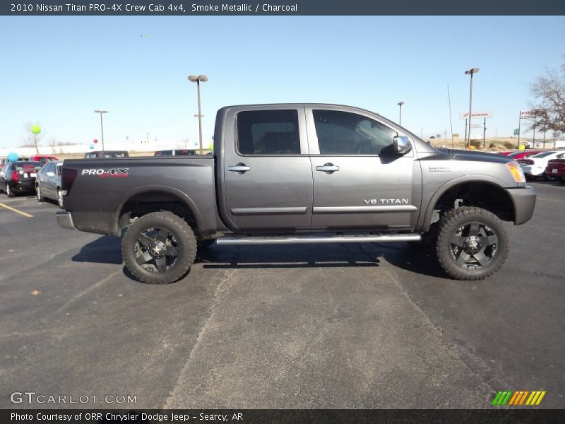 Smoke Metallic / Charcoal 2010 Nissan Titan PRO-4X Crew Cab 4x4