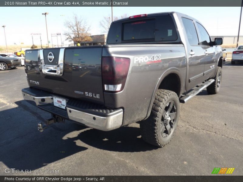 Smoke Metallic / Charcoal 2010 Nissan Titan PRO-4X Crew Cab 4x4