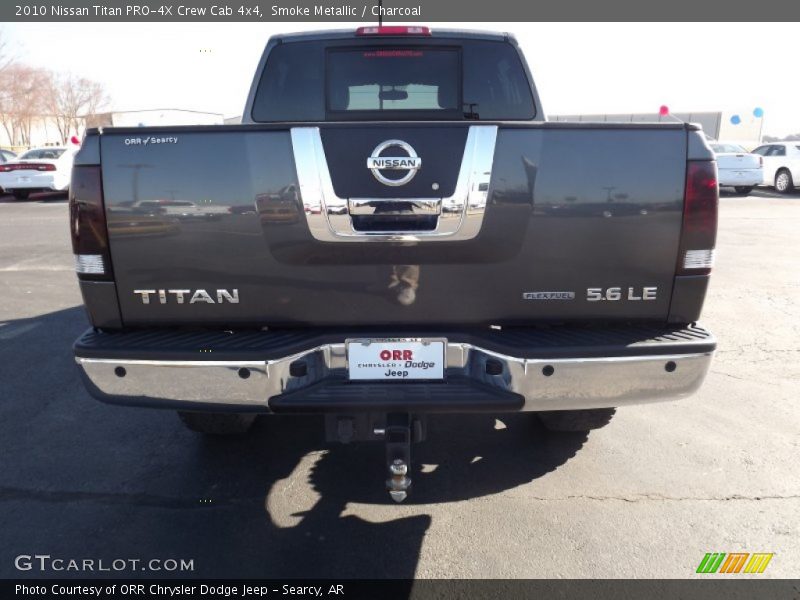 Smoke Metallic / Charcoal 2010 Nissan Titan PRO-4X Crew Cab 4x4