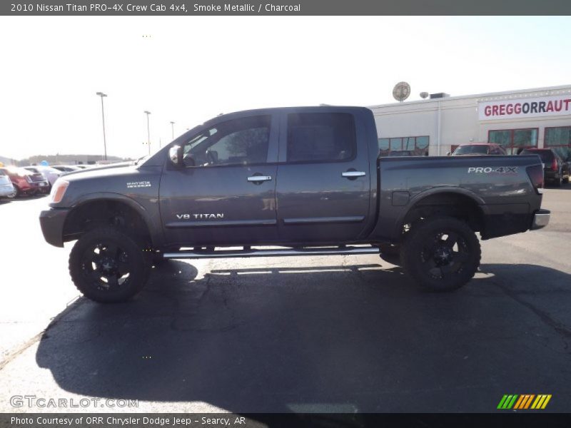 Smoke Metallic / Charcoal 2010 Nissan Titan PRO-4X Crew Cab 4x4