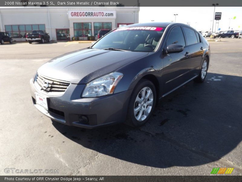 Dark Slate Metallic / Charcoal Black 2008 Nissan Maxima 3.5 SL