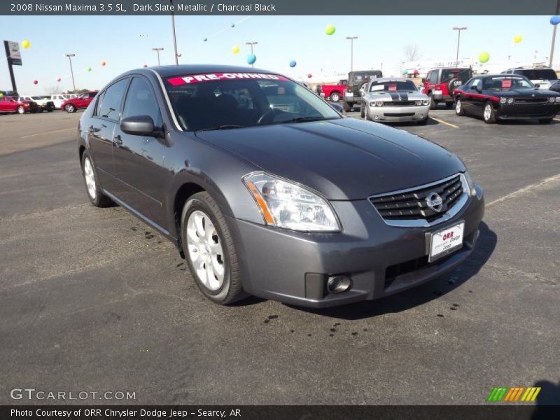 Dark Slate Metallic / Charcoal Black 2008 Nissan Maxima 3.5 SL