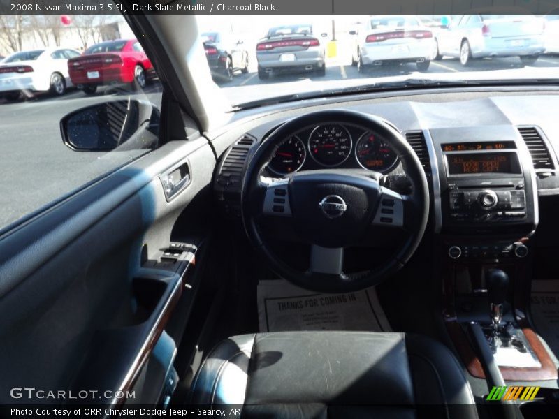 Dark Slate Metallic / Charcoal Black 2008 Nissan Maxima 3.5 SL