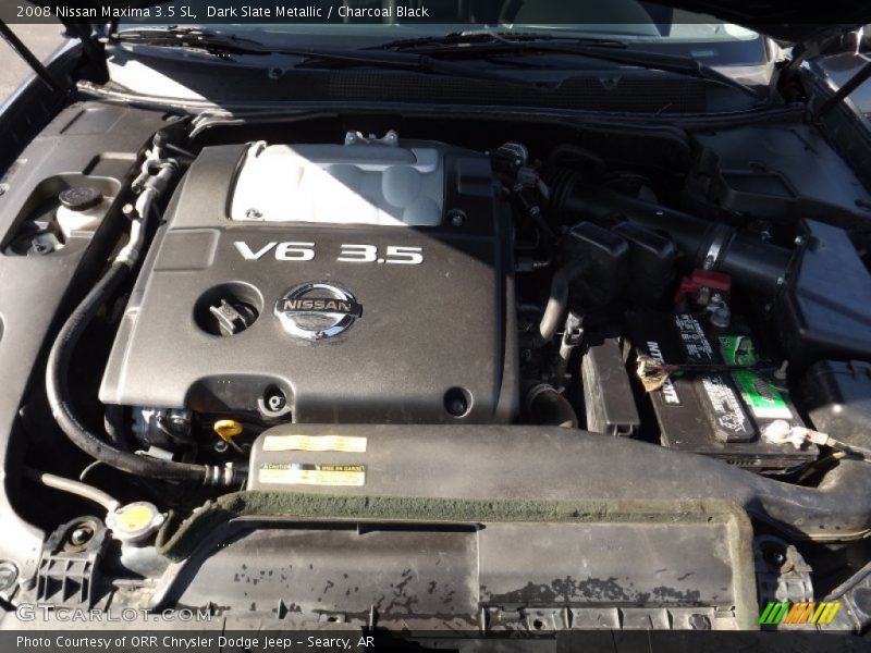 Dark Slate Metallic / Charcoal Black 2008 Nissan Maxima 3.5 SL
