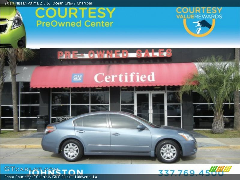 Ocean Gray / Charcoal 2010 Nissan Altima 2.5 S