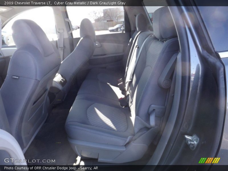 Cyber Gray Metallic / Dark Gray/Light Gray 2009 Chevrolet Traverse LT