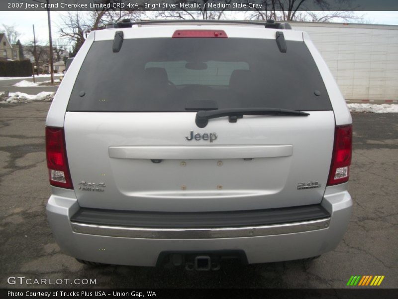 Bright Silver Metallic / Medium Slate Gray 2007 Jeep Grand Cherokee Limited CRD 4x4