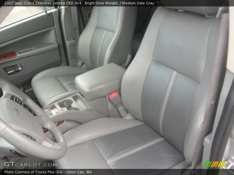 Bright Silver Metallic / Medium Slate Gray 2007 Jeep Grand Cherokee Limited CRD 4x4
