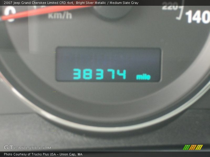 Bright Silver Metallic / Medium Slate Gray 2007 Jeep Grand Cherokee Limited CRD 4x4