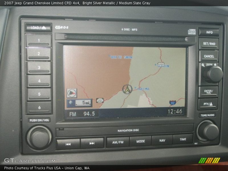 Bright Silver Metallic / Medium Slate Gray 2007 Jeep Grand Cherokee Limited CRD 4x4