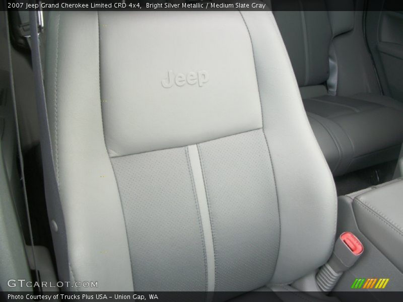 Bright Silver Metallic / Medium Slate Gray 2007 Jeep Grand Cherokee Limited CRD 4x4
