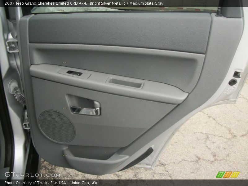 Bright Silver Metallic / Medium Slate Gray 2007 Jeep Grand Cherokee Limited CRD 4x4