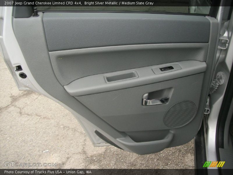 Bright Silver Metallic / Medium Slate Gray 2007 Jeep Grand Cherokee Limited CRD 4x4