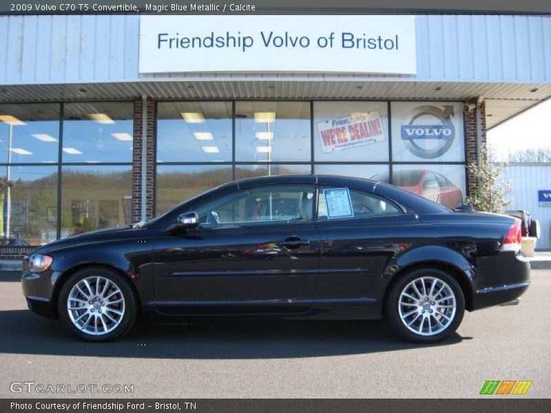 Magic Blue Metallic / Calcite 2009 Volvo C70 T5 Convertible