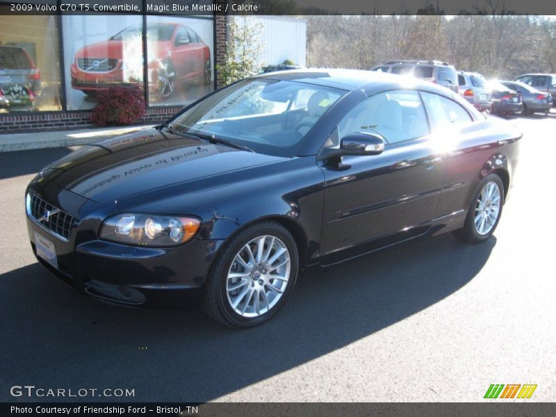 Magic Blue Metallic / Calcite 2009 Volvo C70 T5 Convertible