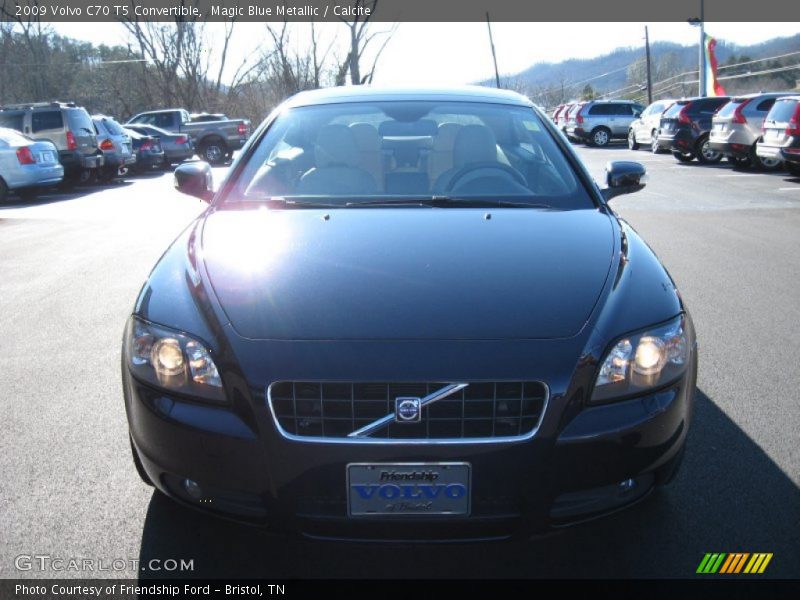 Magic Blue Metallic / Calcite 2009 Volvo C70 T5 Convertible
