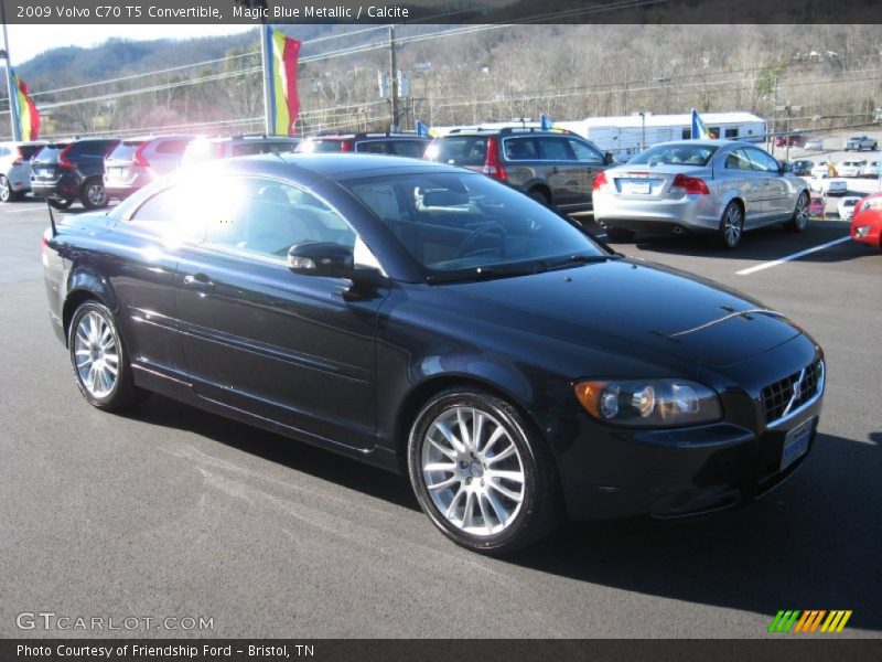 Magic Blue Metallic / Calcite 2009 Volvo C70 T5 Convertible