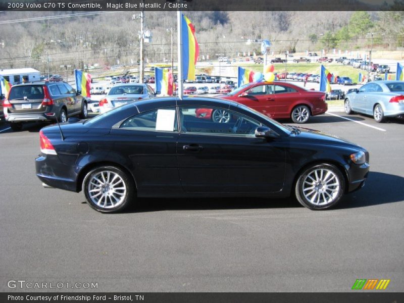 Magic Blue Metallic / Calcite 2009 Volvo C70 T5 Convertible