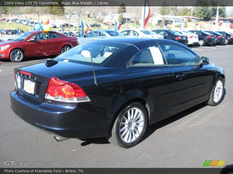 Magic Blue Metallic / Calcite 2009 Volvo C70 T5 Convertible