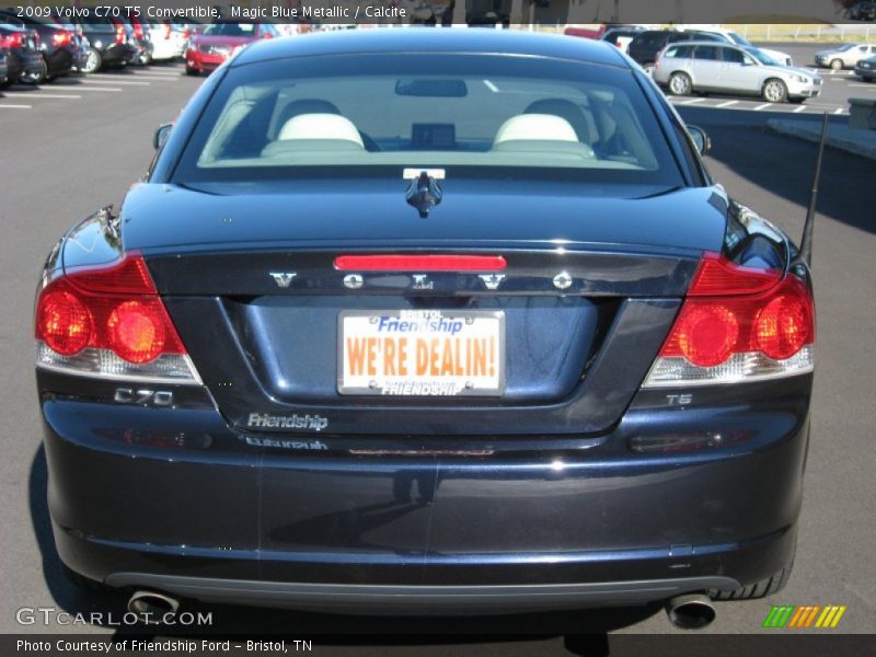 Magic Blue Metallic / Calcite 2009 Volvo C70 T5 Convertible