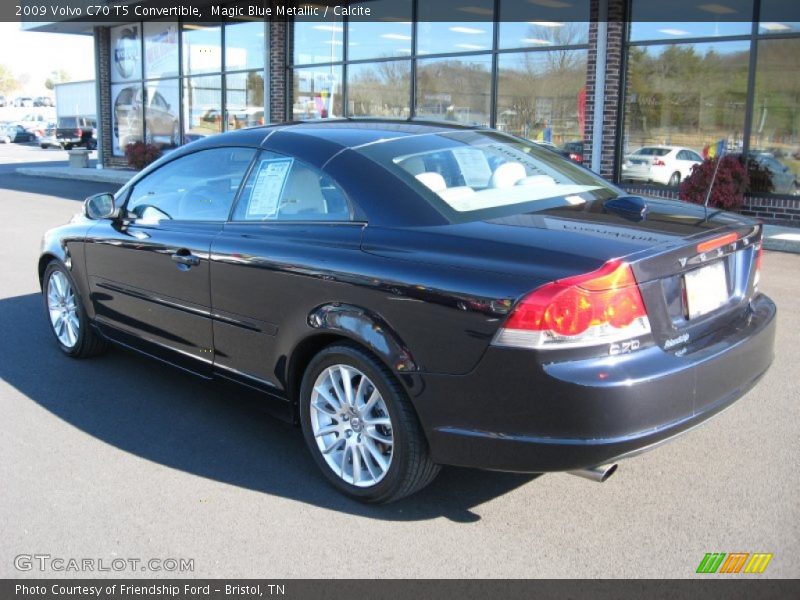 Magic Blue Metallic / Calcite 2009 Volvo C70 T5 Convertible