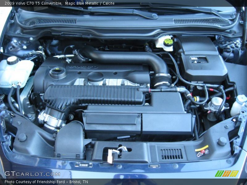 Magic Blue Metallic / Calcite 2009 Volvo C70 T5 Convertible