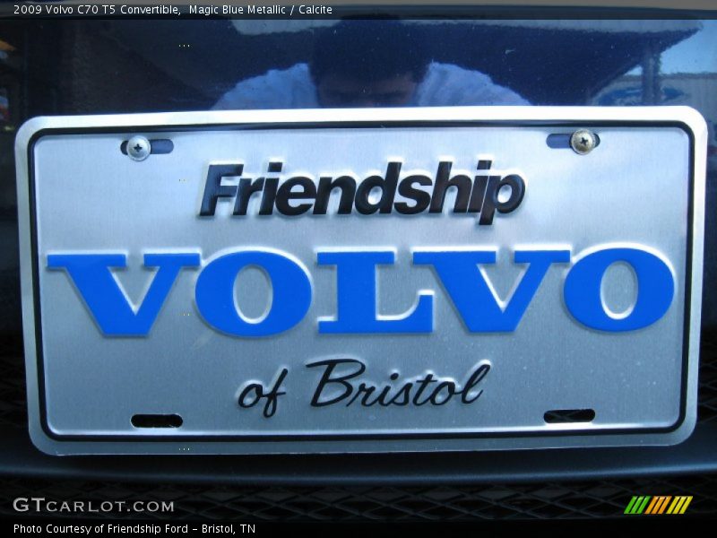 Magic Blue Metallic / Calcite 2009 Volvo C70 T5 Convertible