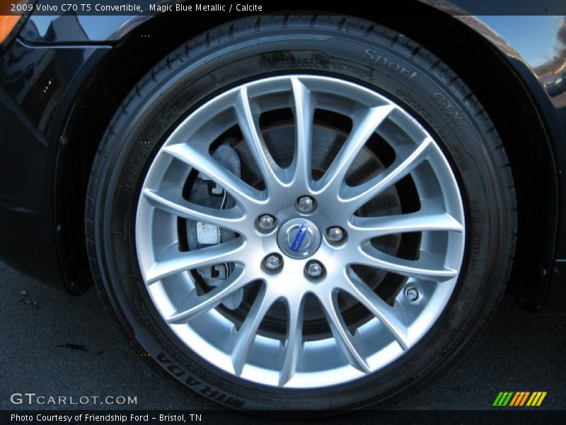 Magic Blue Metallic / Calcite 2009 Volvo C70 T5 Convertible