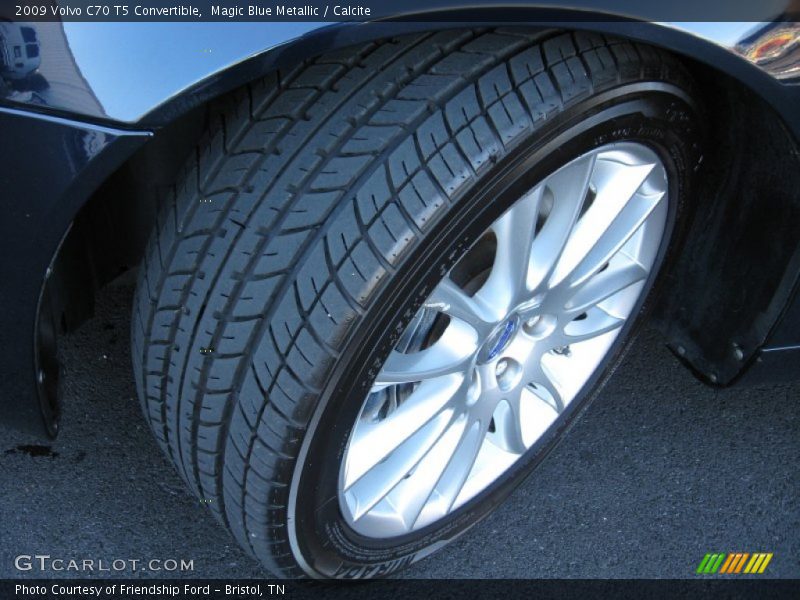 Magic Blue Metallic / Calcite 2009 Volvo C70 T5 Convertible