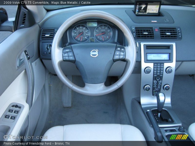 Magic Blue Metallic / Calcite 2009 Volvo C70 T5 Convertible