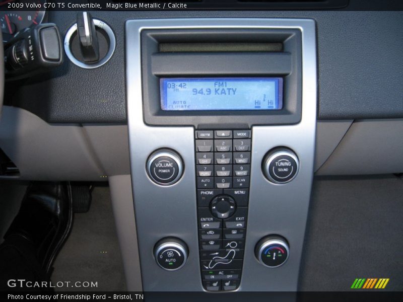 Magic Blue Metallic / Calcite 2009 Volvo C70 T5 Convertible