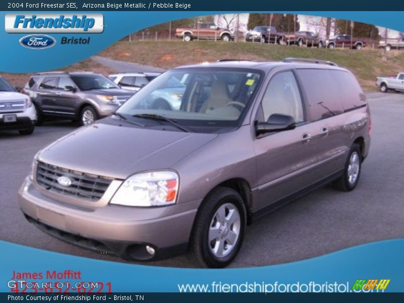 Arizona Beige Metallic / Pebble Beige 2004 Ford Freestar SES