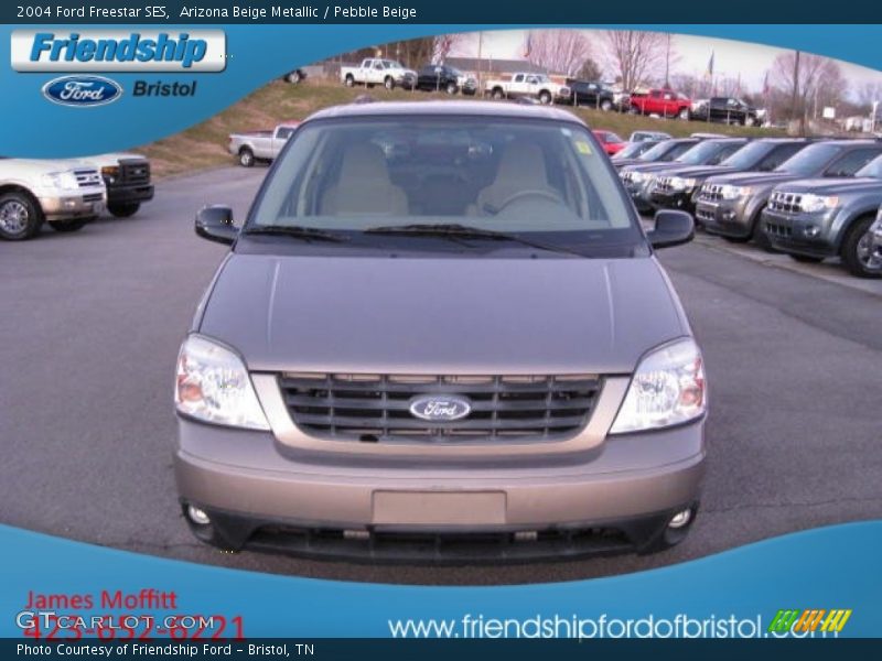 Arizona Beige Metallic / Pebble Beige 2004 Ford Freestar SES