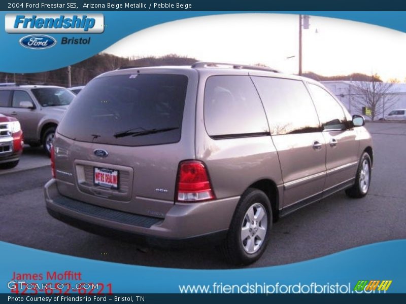 Arizona Beige Metallic / Pebble Beige 2004 Ford Freestar SES