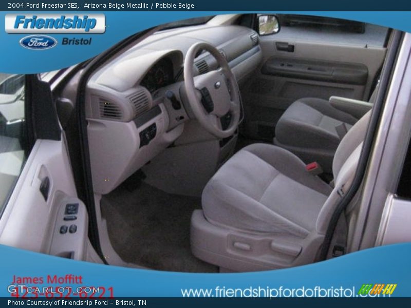 Arizona Beige Metallic / Pebble Beige 2004 Ford Freestar SES