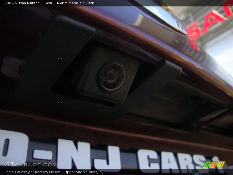Merlot Metallic / Black 2009 Nissan Murano LE AWD